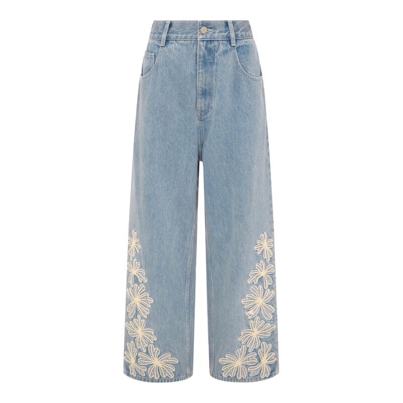 ALÉMAIS Charlene Denim Jean image number 2